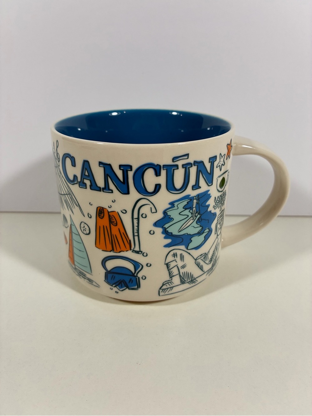 Starbucks Been There Series Cancun Coffee Mug 14 oz Across The Globe Collection